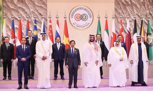 Thủ tướng Phạm Minh Chính tham dự và phát biểu tại Hội nghị Cấp cao ASEAN - Hội đồng Hợp tác Vùng Vịnh (GCC). Ảnh: TTXVN