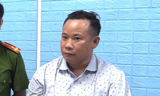 Đối tượng Nguyễn Văn Minh - Giám đốc Công ty TNHH Địa ốc Phúc Anh. Ảnh: Công an cung cấp