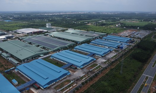 Khu công nghiệp Giang Điền tại huyện Trảng Bom và TP Biên Hoà của tỉnh Đồng Nai thu hút nhiều nhà đầu tư. Ảnh: Hà Anh Chiến