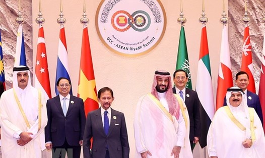  Thủ tướng Chính phủ Phạm Minh Chính tham dự và phát biểu tại Hội nghị Cấp cao ASEAN - Hội đồng Hợp tác Vùng Vịnh (GCC). Ảnh: TTXVN
