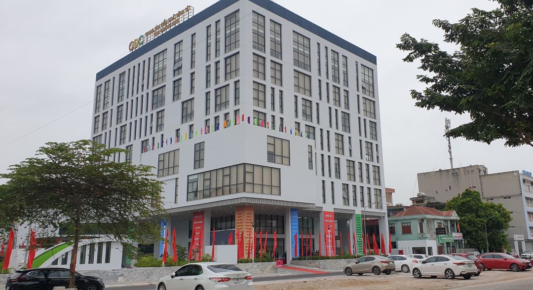 Trụ sở mới của CDC Quảng Ninh. Ảnh: Nguyễn Hùng