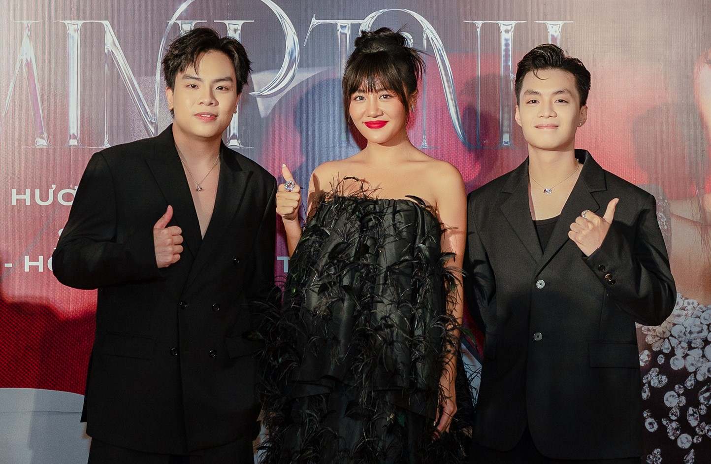 Văn Mai Hương, Hứa Kim Tuyền cùng rapper Negav hợp tác cho ra mắt ca khúc "Cơn mưa rào". Ảnh: NVCC.