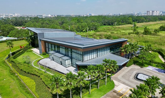 Một số hạng mục của dự án đã được xây dựng. Ảnh: Hữu Chánh