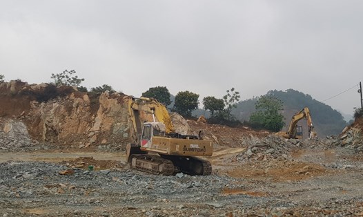 Tỉnh Ninh Bình xin được áp dụng cơ chế đặc thù trong khai thác khoáng sản làm vật liệu xây dựng thông thường để cung cấp cho 2 dự án cao tốc trên địa bàn tỉnh Ninh Bình. Ảnh: Diệu Anh