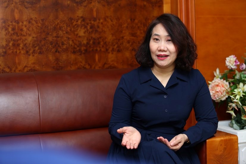 Bà Nguyễn Thị Hương - Tổng Cục trưởng Tổng cục Thống kê. Ảnh: TTXVN 