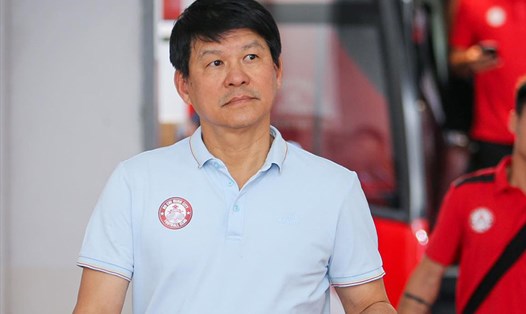 Huấn luyện viên Vũ Tiến Thành cùng TPHCM tự tin hướng đến các trận đấu lớn trong mùa giải 2023-2024. Ảnh: CLB TPHCM