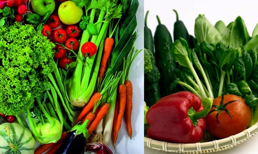 Ăn rau xanh tốt cho sức khoẻ nhưng phải ăn đúng lúc, đúng cách. Ảnh ghép: Nguyễn Ly 