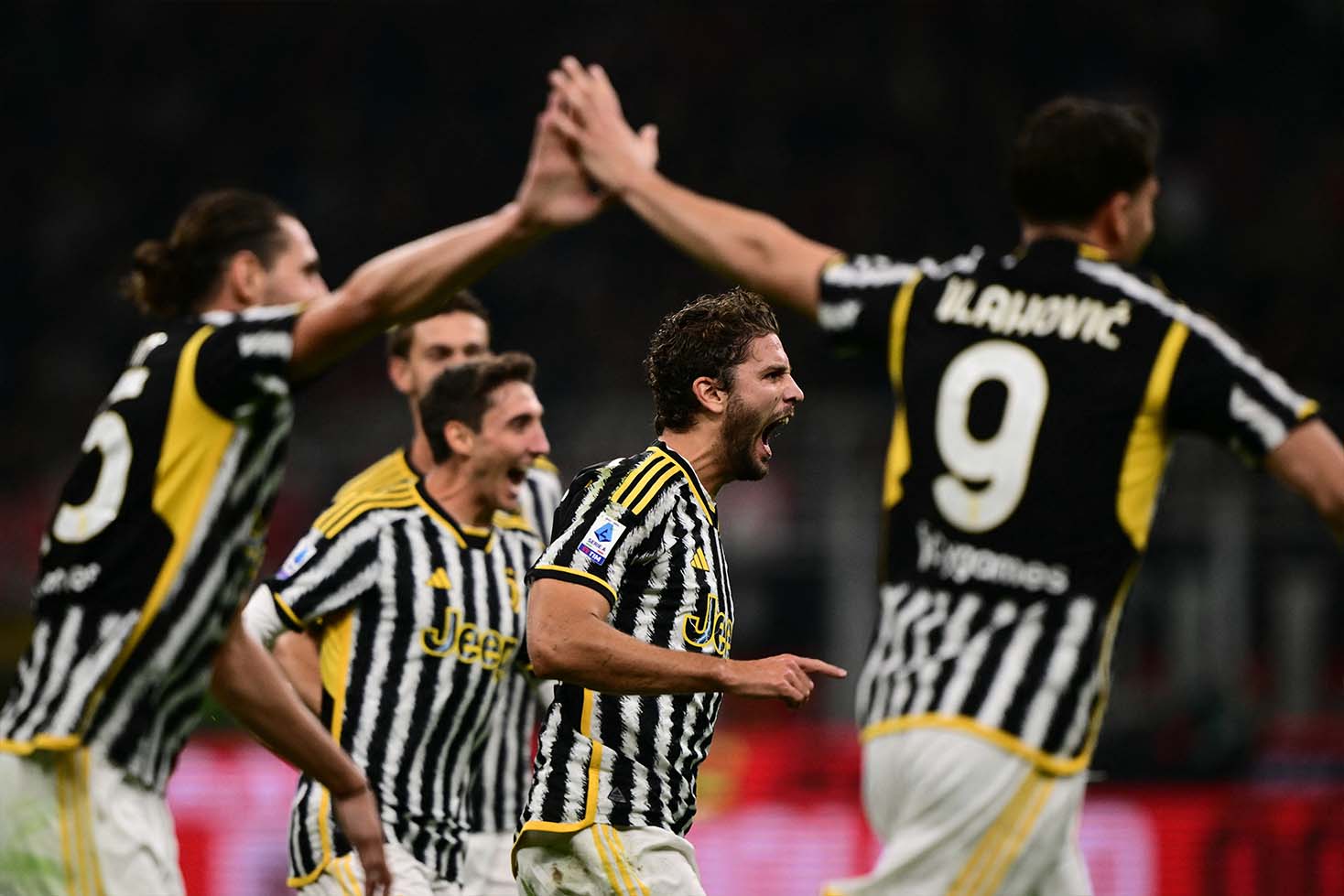 Juventus vừa giành chiến thắng rất quan trọng trước Milan tại San Siro. Ảnh: AFP