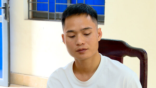 Lu Ji tại cơ quan công an. Ảnh: Công an tỉnh Bắc Ninh
