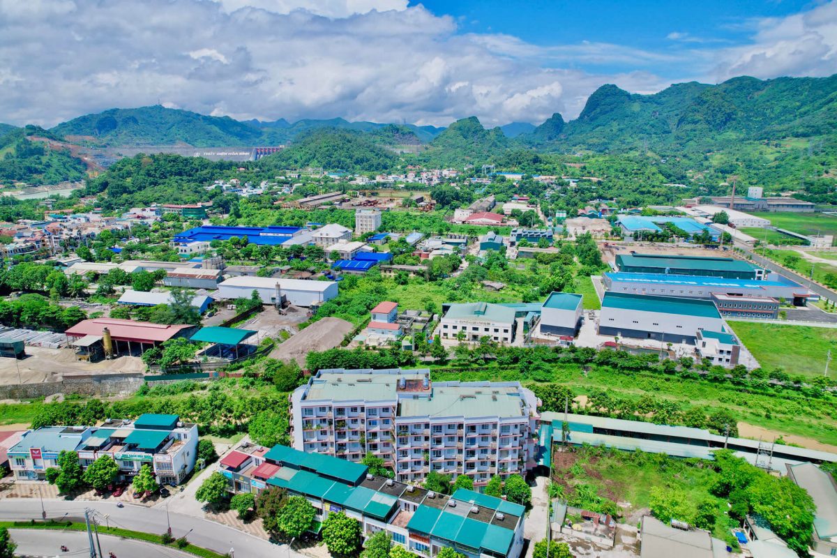 Hòa Bình chuẩn bị khởi công nhà máy 200 triệu USD sản xuất vi mạch điện tử tại KCN Bờ trái sông Đà. Ảnh: Dạ Hợp