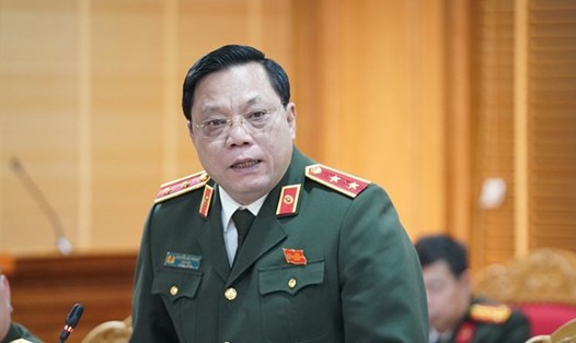 Giám đốc Công an Hà Nội - Trung tướng Nguyễn Hải Trung được đề nghị tặng thưởng Huân chương Chiến công hạng Nhất. Ảnh: Việt Dũng
