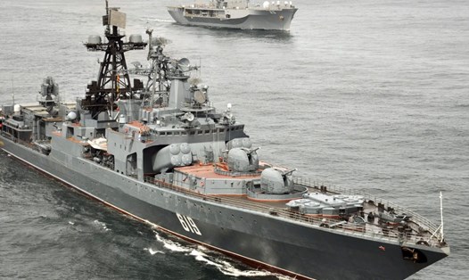 Từ hồ Ladoga, các tàu tên lửa hạng nhẹ của Nga có thể giám sát các hoạt động trong khu vực một cách dễ dàng. Ảnh: Chụp màn hình