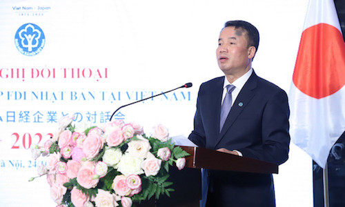 Tổng Giám đốc BHXH Việt Nam phát biểu tại hội nghị. Ảnh: BHXHVN