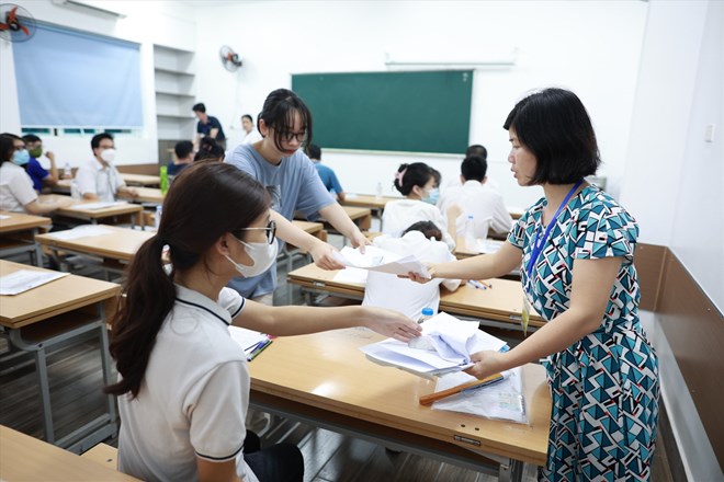 Khó khăn lớn nhất của các trường học khi triển khai Chương trình giáo dục phổ thông 2018 là việc dạy học môn tích hợp. Ảnh: Hải Nguyễn
