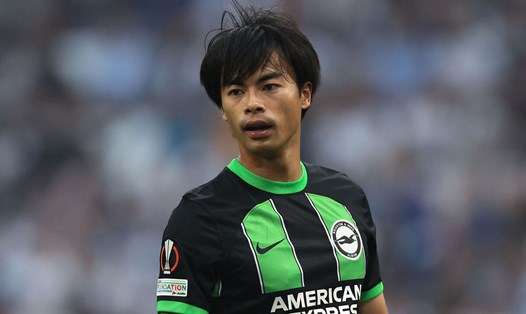 Mitoma là niềm tự hào của châu Á tại Premier League, bên cạnh Son Heung-min ở thời điểm hiện tại. Ảnh: AFP