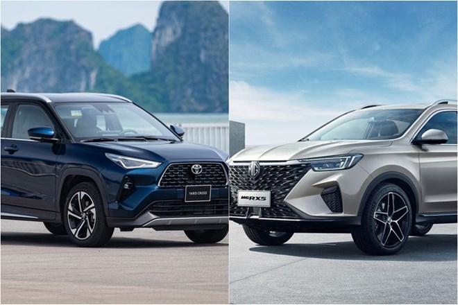 So kè 2 mẫu xe gầm cao vừa đổ bộ Toyota Yaris Cross và MG RX5