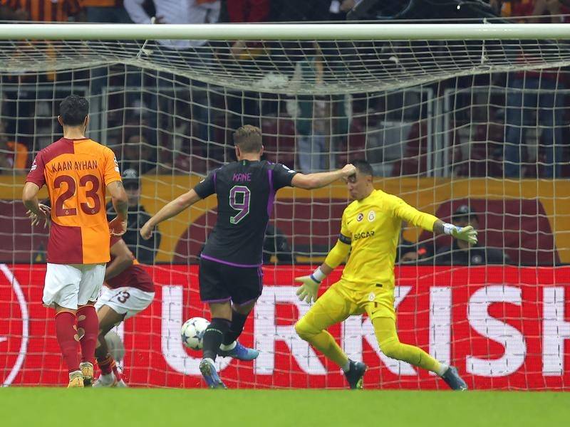Harry Kane ghi 1 bàn trong chiến thắng 3-1 của Bayern Munich trên sân Galatasaray. Ảnh: UEFA