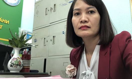 Chị Toàn đang bị Công ty Cổ phần Cơ khí lắp máy Sông Đà – Chi nhánh 1 nợ 8 tháng tiền lương. Ảnh: Nhân vật cung cấp
