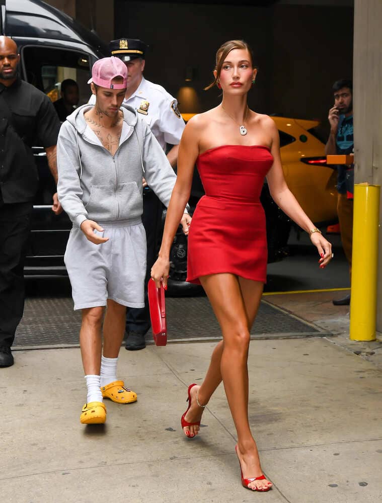 Justin Bieber and Hailey Bieber at the event.  Photo: Page Six