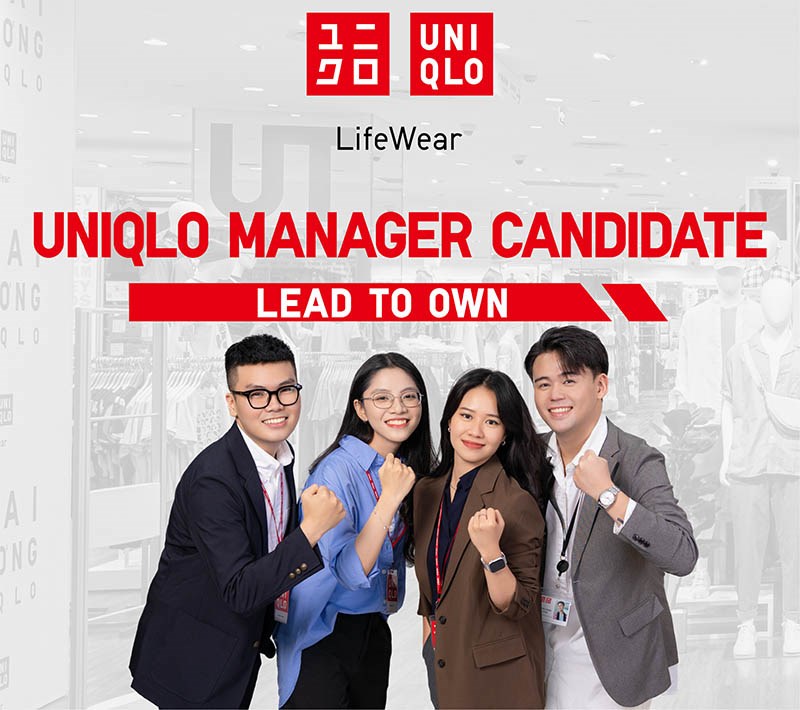 UNIQLO tìm kiếm ứng viên tiềm năng cho vị trí UNIQLO Manager Candidate 2023