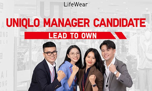 UNIQLO tìm kiếm ứng viên tiềm năng cho vị trí UNIQLO Manager Candidate (UMC) năm 2023. Ảnh: DN cung cấp