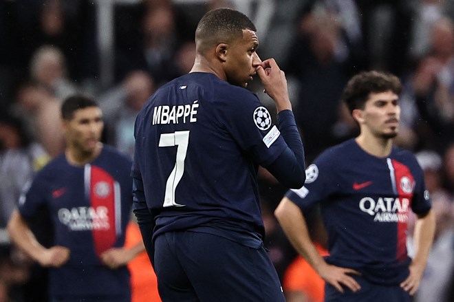 Niềm hy vọng của PSG sẽ dồn cả vào Mbappe.   Ảnh: AFP 