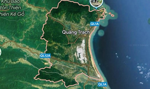 Trận động đất xảy ra vào sáng 25.10 tại huyện Quảng Trạch (tỉnh Quảng Bình) không ảnh hưởng đến đời sống người dân địa phương. Ảnh: Lê Phi Long
