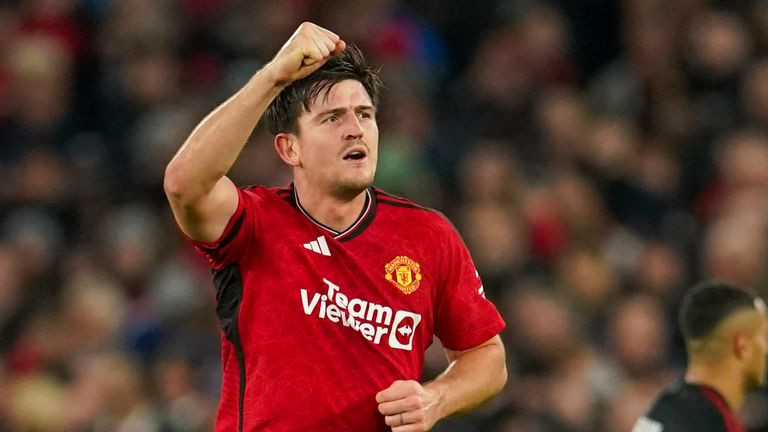 Harry Maguire là người hùng của Man United trước Copenhagen. Ảnh: Manchester United