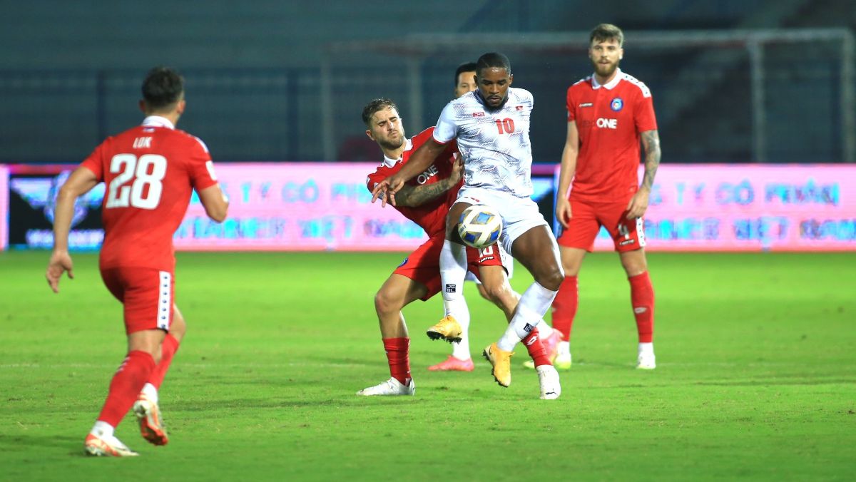 Hải Phòng FC thắng 3-2 trước Sahab tại lượt trận thứ 3 bảng H, AFC Cup 2023-2024. Ảnh: Minh Dân