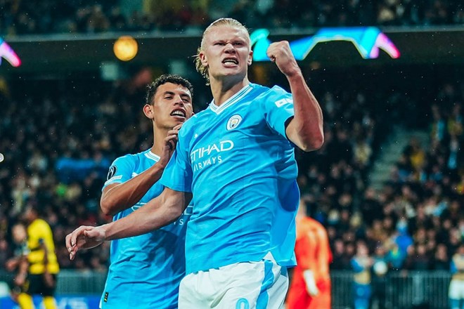 Haaland lập cú đúp, Man City thắng dễ Young Boys