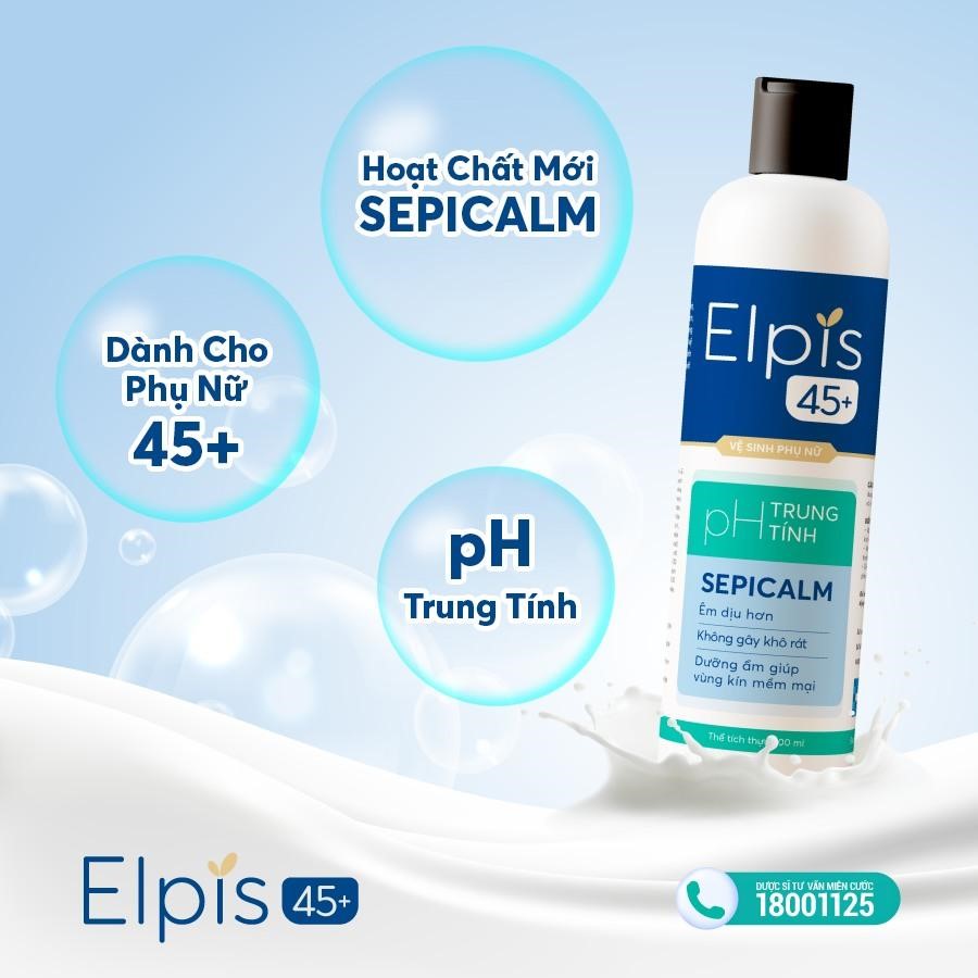 Elpis 45+ - Sản phẩm vệ sinh vùng kín phù hợp với nàng 45+