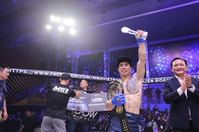 Võ sĩ nổi tiếng MMA Việt Nam Phạm Văn Nam sẽ có trận thượng đài đáng chú ý tại sự kiện MFC sắp tới. Ảnh: MMA Việt Nam