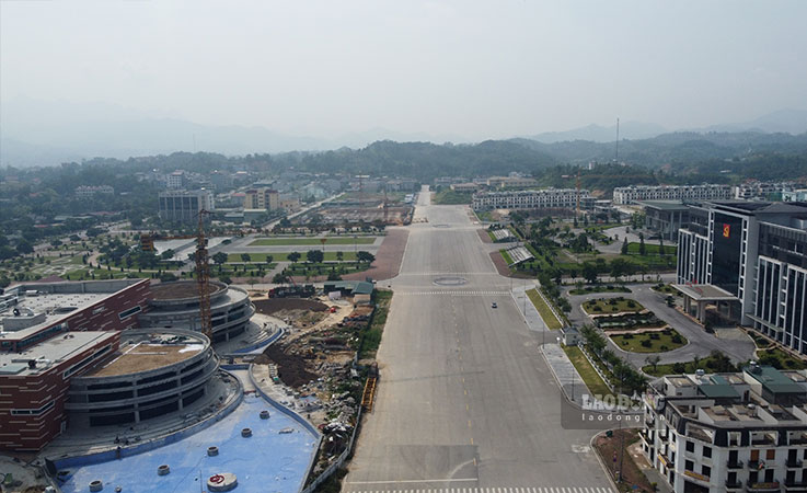 Dự án mới được quy hoạch xây dựng tại Khu đô thị mới Đề Thám, TP. Cao Bằng, với tổng diện tích lô đất 12.000 m2. Vị trí mới này cách trụ sở cũ khoảng 5km di chuyển. Ảnh: Tân Văn.