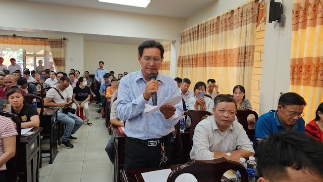 Người dân phường Phước Tân, TP Biên Hoà mong muốn được bố trí tái định cư sau khi di dời. Ảnh: Hà Anh Chiến