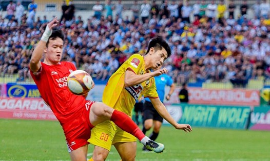 Viettel thắng ở V.League nhưng Thanh Hóa thắng khi 2 đội gặp nhau ở Cúp Quốc gia 2023. Ảnh: VPF