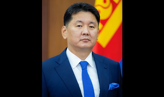 Tổng thống Mông Cổ Ukhnaagiin Khurelsukh. Ảnh: Bộ Ngoại giao
