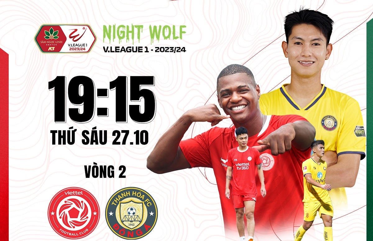 Câu lạc bộ Viettel tiếp đón Thanh Hoá tại vòng 2 V.League 2023-2024. Ảnh: FPT Play