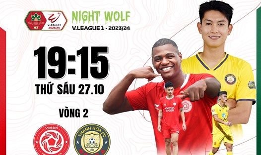 Câu lạc bộ Viettel tiếp đón Thanh Hoá tại vòng 2 V.League 2023-2024. Ảnh: FPT Play