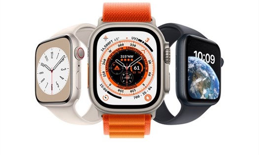 Một số mẫu Apple Watch có thể bị cấm nhập khẩu tại Mỹ do vi phạm quyền sở hữu trí tuệ. Ảnh: Apple