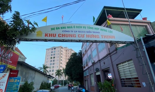Khu chung cư Hưng Thịnh được Công ty Tecco chi nhánh Nghệ An tiếp nhận quản lý từ tháng 3.2023. Ảnh: Quang Đại