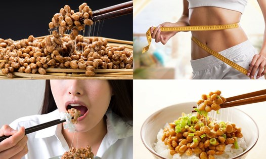 Natto giúp bạn có hệ vi sinh đường ruột khỏe mạnh, giảm cân dễ dàng hơn. Đồ hoạ: Phương Anh