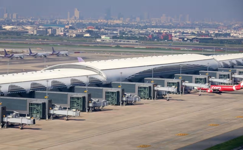 Một nhà ga vệ tinh được khai trương tại Sân bay Suvarnabhumi của Thái Lan gần Bangkok vào tháng 9/2023. Ảnh: Nikkei Asia/Ken Kobayashi