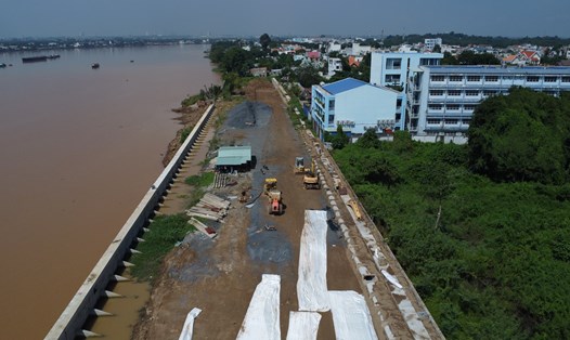 Dự án đường ven sông Đồng Nai. Ảnh: Hà Anh Chiến