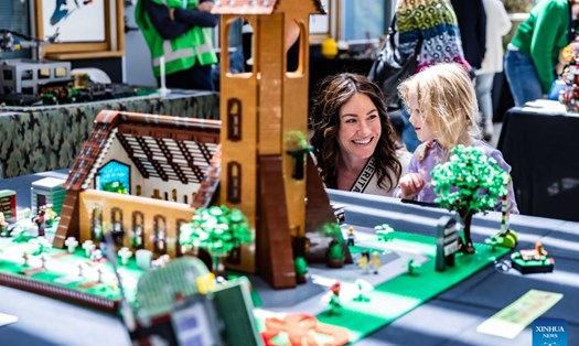 Triển lãm lego tổ chức tại thành phố Canberra, Australia. Ảnh: Xinhua