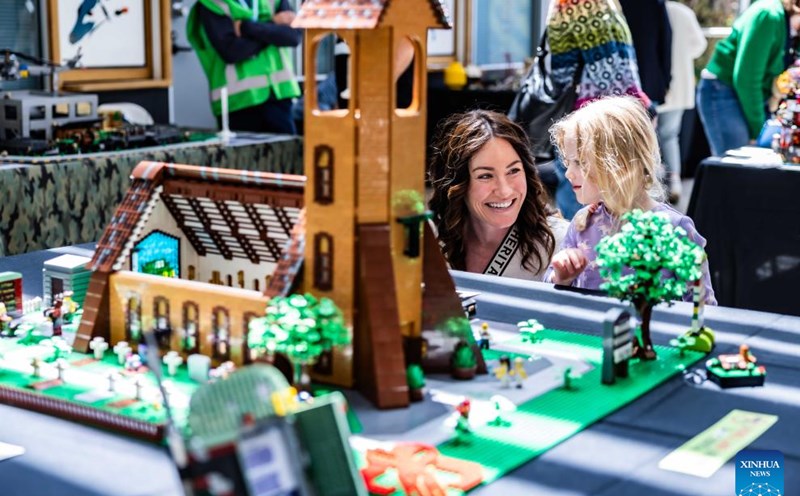Triển lãm lego tổ chức tại thành phố Canberra, Australia. Ảnh: Xinhua