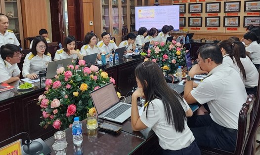 Cơ quan thuế giải đáp trực tuyến thắc mắc của người nộp thuế. Ảnh: Cục Thuế Bắc Ninh