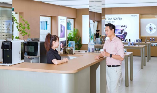 Trung tâm dịch vụ khách hàng cao cấp - OPPO Premium Service Center đầu tiên chính thức ra mắt tại Việt Nam. Ảnh: OPPO Việt Nam
