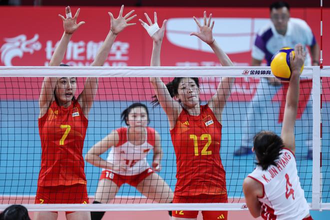 Tuyển bóng chuyền nữ Việt Nam sẽ gặp tuyển nữ Trung Quốc và CHDCND Triều Tiên ở giai đoạn 2 của ASIAD 19. Ảnh: Sport163