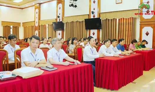 Các đại biểu dự khai mạc kỳ thi tuyển chức danh lãnh đạo, quản lý năm 2023. Ảnh: Hanoi.gov.vn
