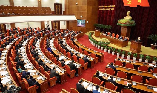 Hội nghị Trung ương 8 khoá XIII dự kiến sẽ diễn ra tới ngày 8.10 tại Hà Nội. Ảnh: TTXVN